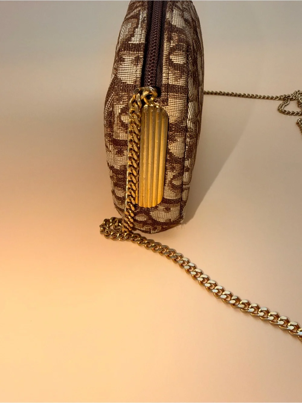 Authentic Vintage Christian Dior Trotter Tapestry Clutch / Crossbody
